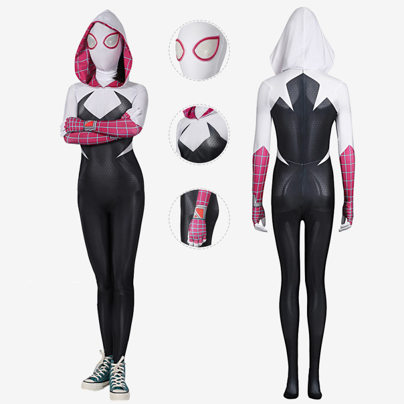 Spider-Man: Across The Spider-Verse Spider-Gwen Costume Cosplay Suit  Gwen Stacy Unibuy