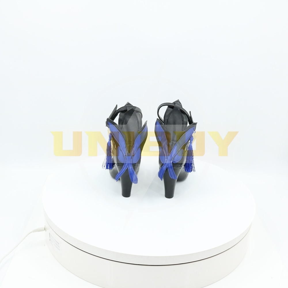 Genshin Impact Keqing Opulent Splendor Shoes Cosplay Women Boots