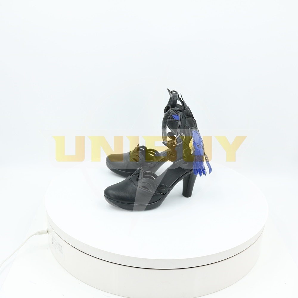 Genshin Impact Keqing Opulent Splendor Shoes Cosplay Women Boots