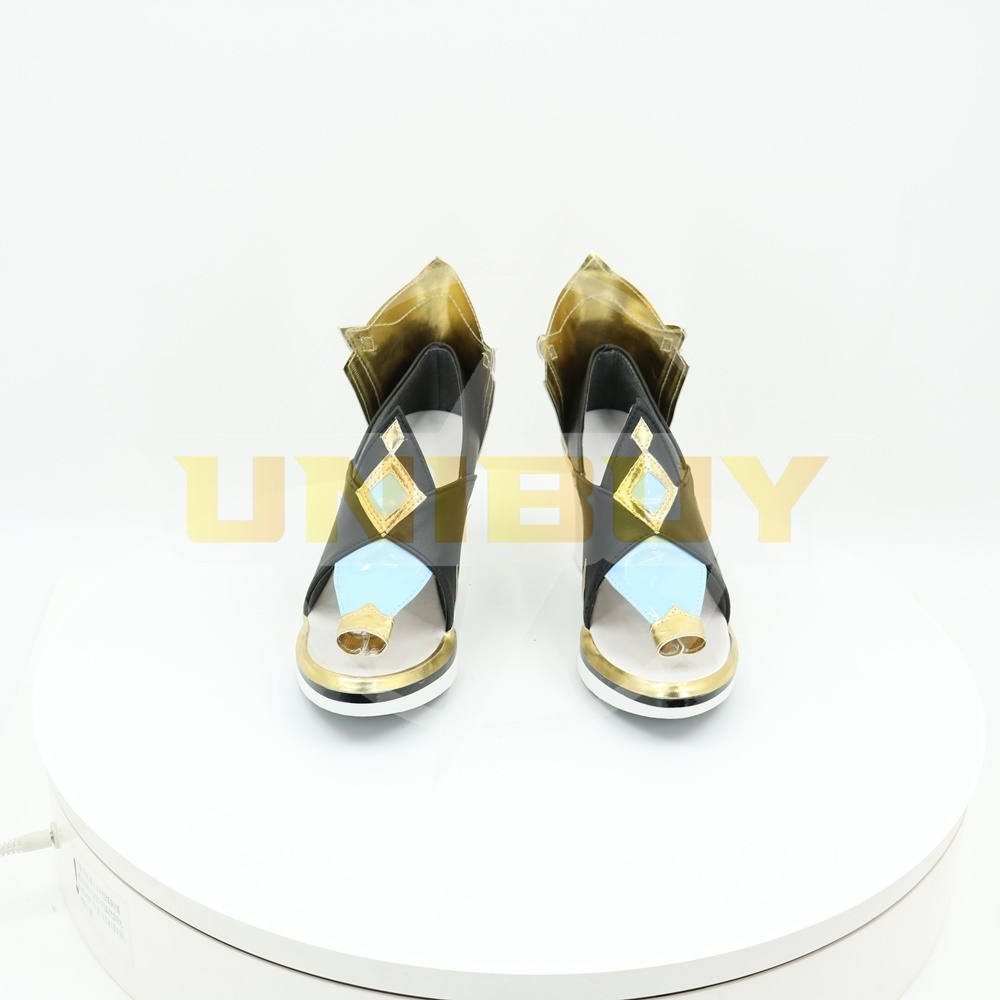 Genshin Impact Shenhe Shoes Cosplay Women Boots