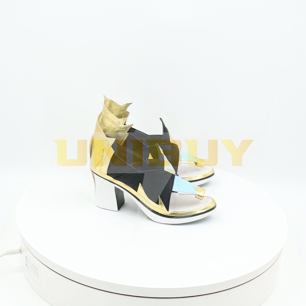 Genshin Impact Shenhe Shoes Cosplay Women Boots