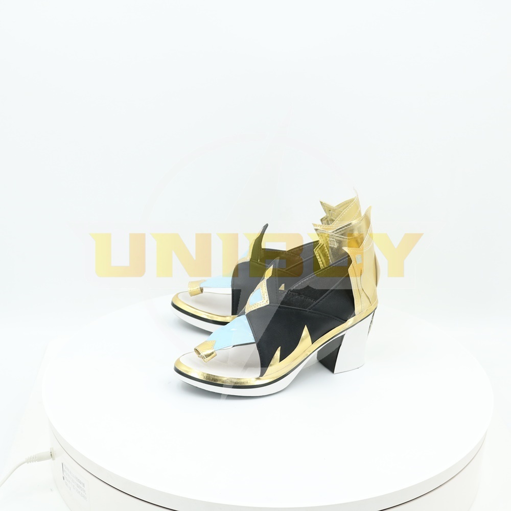 Genshin Impact Shenhe Shoes Cosplay Women Boots
