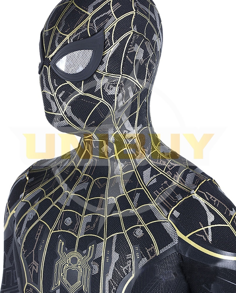 Spider-Man 3 Costume Cosplay Suit Peter Parker Black Jumpsuit For Men Kids Unibuy