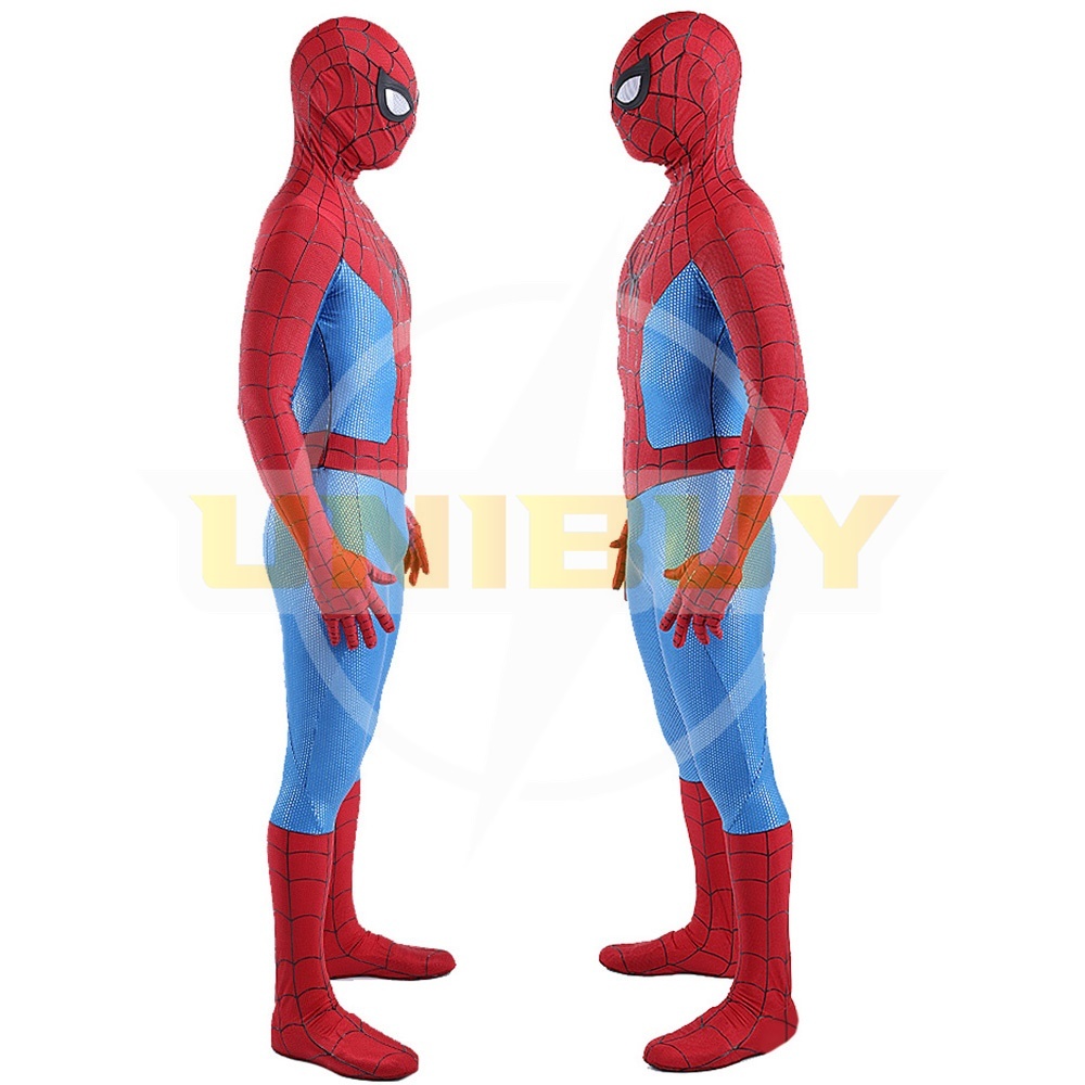 Comic Spider-Man Classics Costume Cosplay Blue Jumpsuit For Kids Adult Unibuy