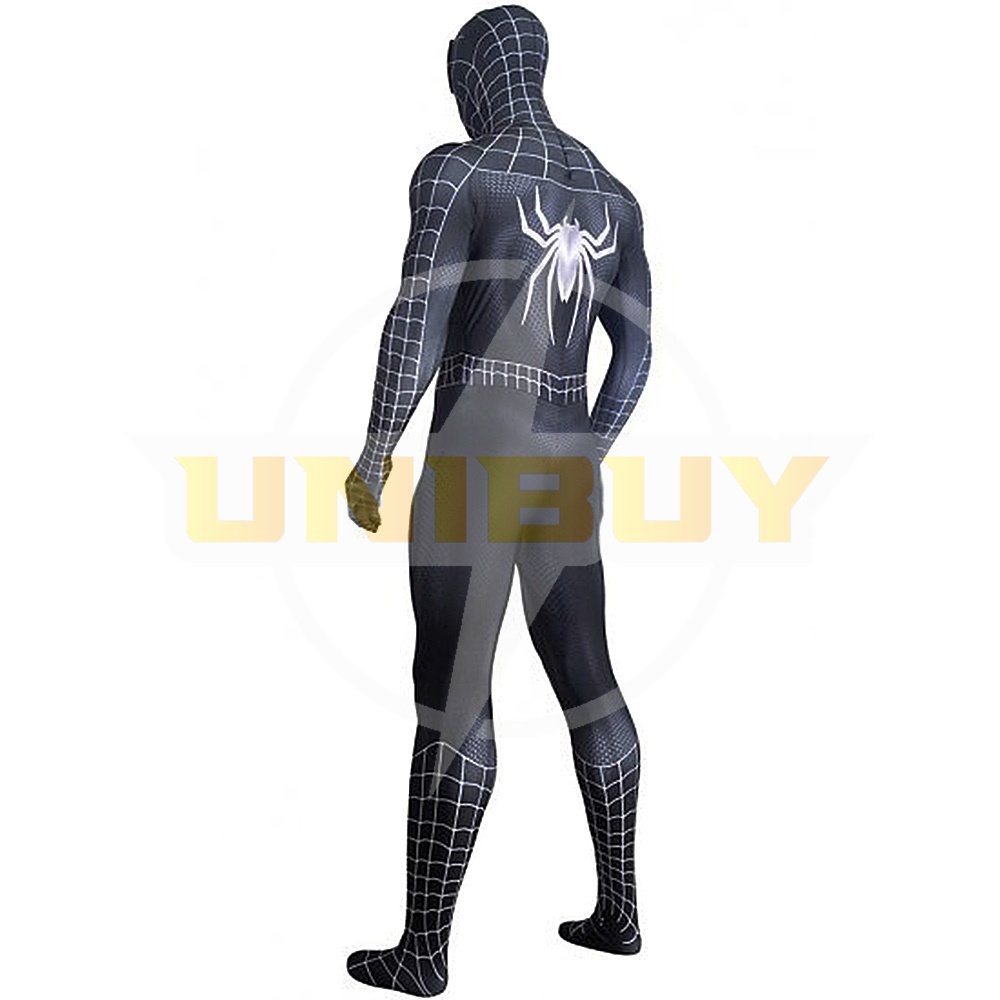 Spider-Man Symbiot Costume Cosplay Suit Venom Black Bodysuit For Men Kids Unibuy