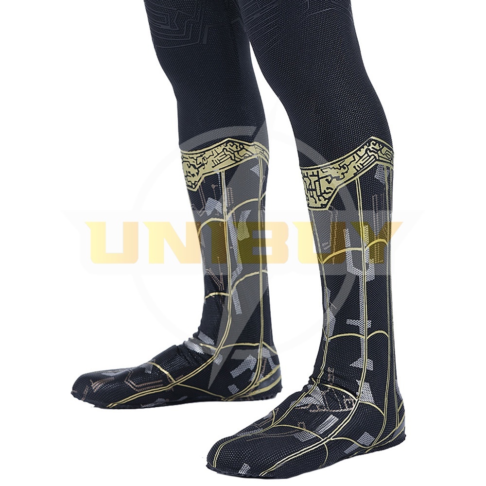 Spider-Man 3 Costume Cosplay Suit Peter Parker Black Jumpsuit For Men Kids Unibuy