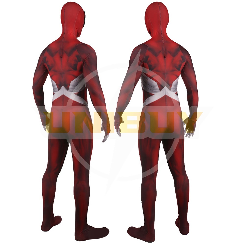 Spider-Man Symbiot Costume Cosplay Suit Venom Red Bodysuit For Men Kids Unibuy