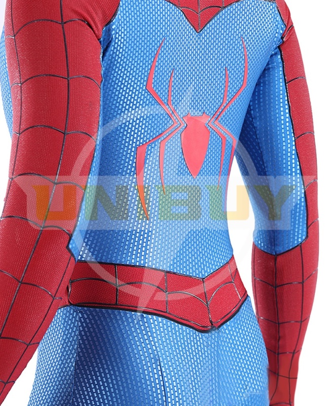 Comic Spider-Man Classics Costume Cosplay Blue Jumpsuit For Kids Adult Unibuy