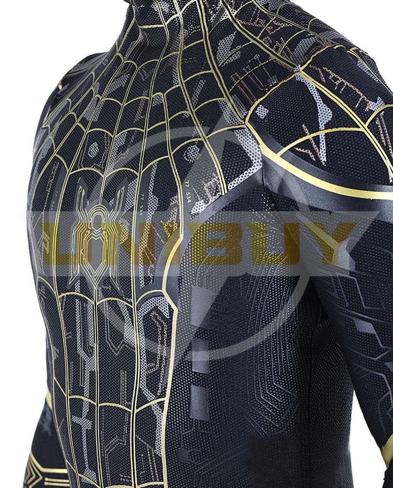 Spider-Man 3 Costume Cosplay Suit Peter Parker Black Jumpsuit For Men Kids Unibuy