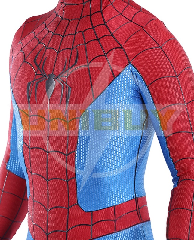 Comic Spider-Man Classics Costume Cosplay Blue Jumpsuit For Kids Adult Unibuy