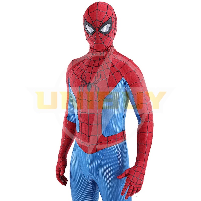 Comic Spider-Man Classics Costume Cosplay Blue Jumpsuit For Kids Adult Unibuy