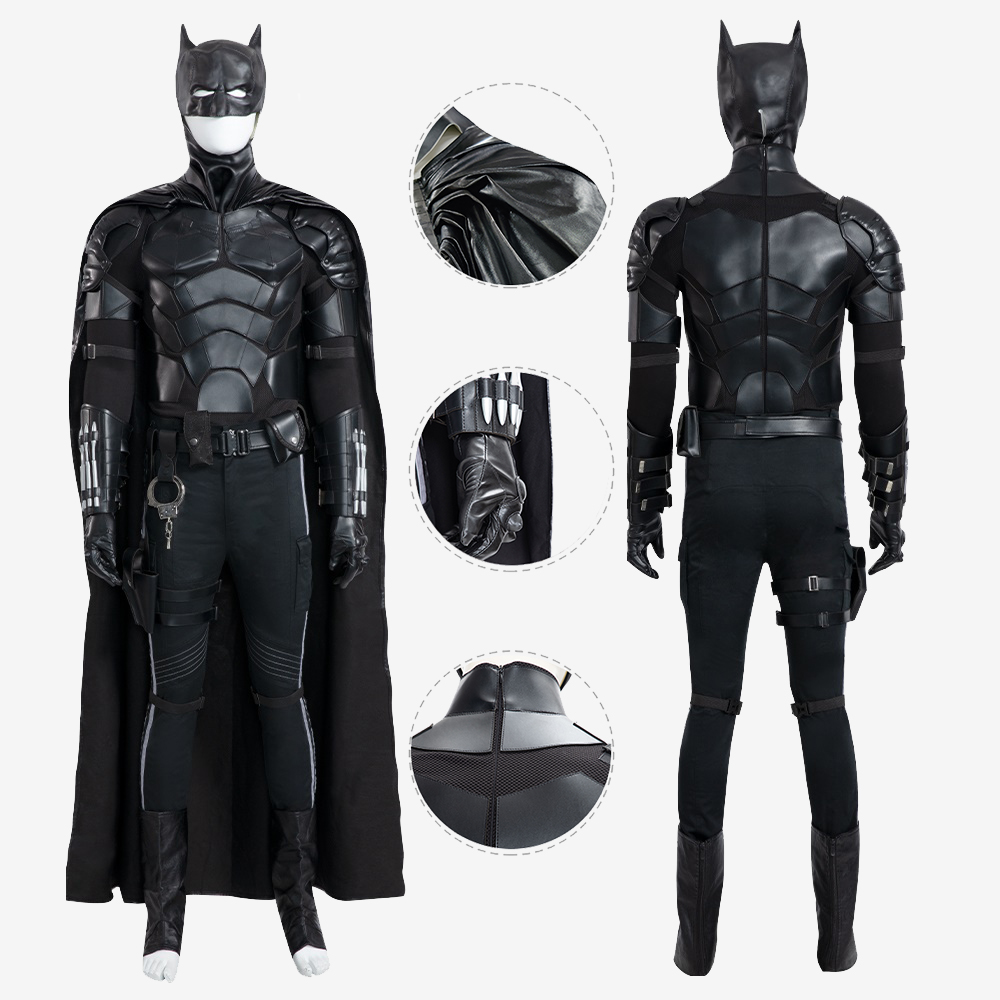 The Batman 2022 Costume Cosplay Suit Bruce Wayne Outfit Ver 2