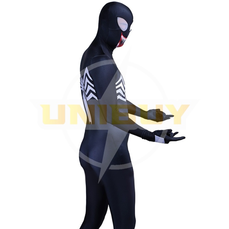 Spider-Man Venom Symbiote Black Costume Cosplay Suit Bodysuit For Men Kids Unibuy