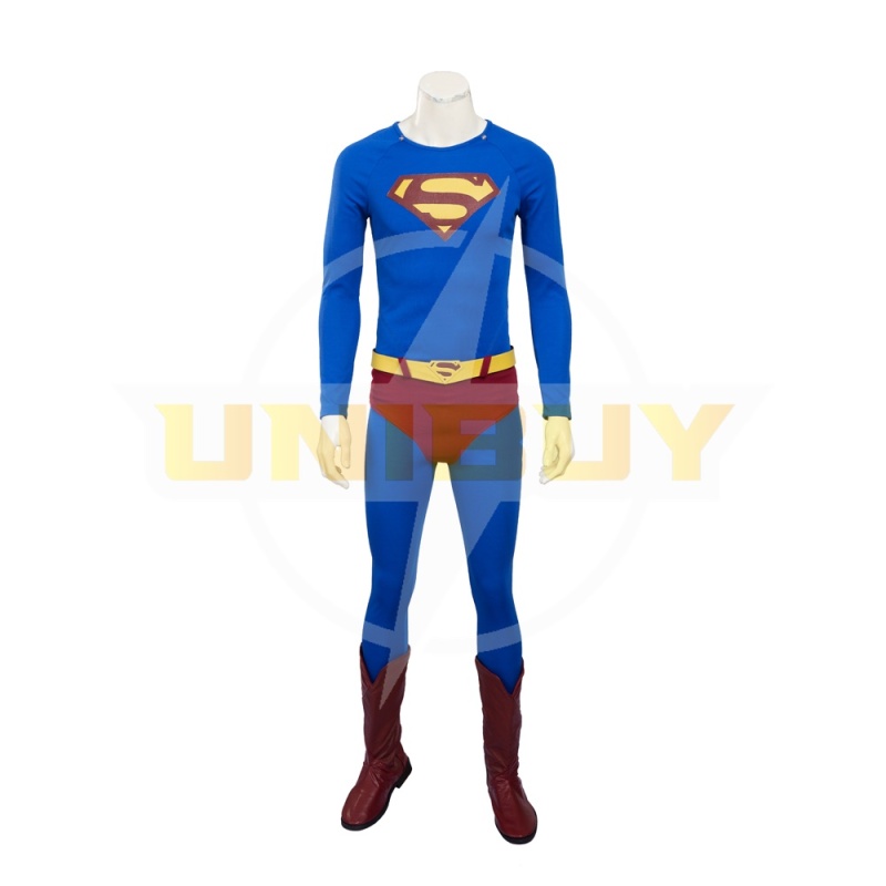 Superman Returns Clark Kent Costume Cosplay Suit with Cloak Unibuy