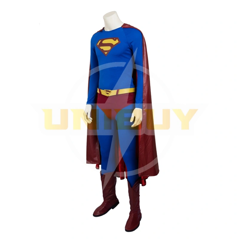 Superman Returns Clark Kent Costume Cosplay Suit with Cloak Unibuy