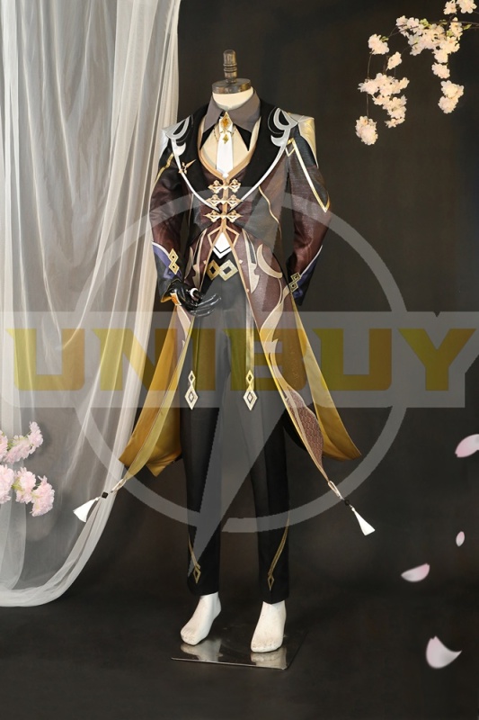 Genshin Impact Zhongli Costume Cosplay Suit Unibuy