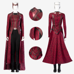 Scarlet Witch Costume Cosplay Suit Doctor Strange in the Multiverse of Madness Ver.3 Unibuy