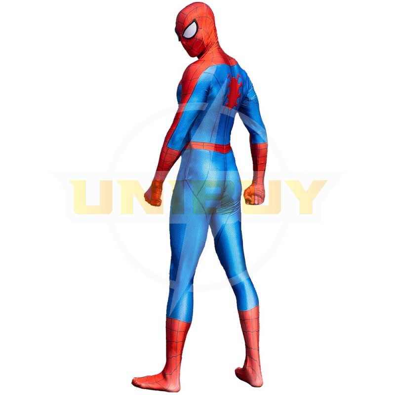 Spider-Man PS4 Classic Suit Costume Cosplay For Kids Adult Unibuy
