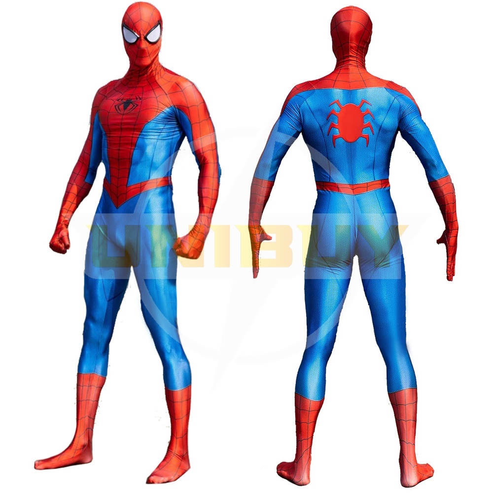 Spider-Man PS4 Classic Suit Costume Cosplay For Kids Adult Unibuy