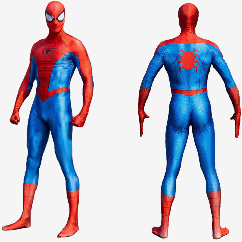 Spider-Man PS4 Classic Suit Costume Cosplay For Kids Adult Unibuy
