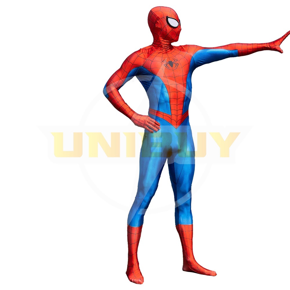 Spider-Man PS4 Classic Suit Costume Cosplay For Kids Adult Unibuy
