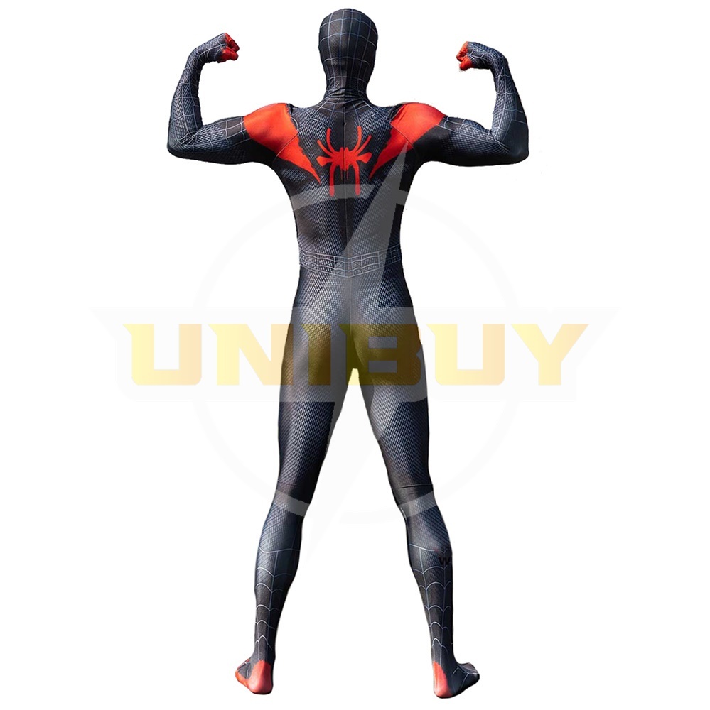Miles Morales Costume Cosplay Suit Spider-Man Bodysuit For Men Kids Unibuy