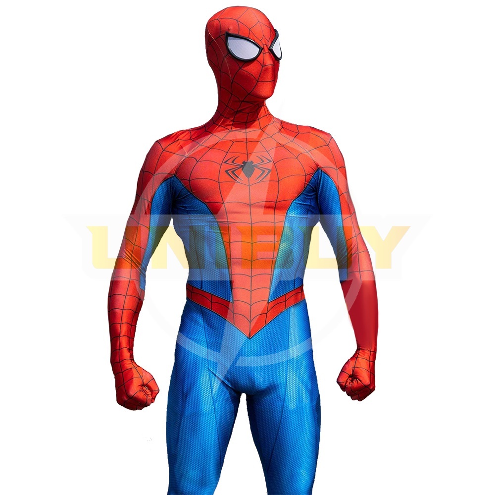 Spider-Man PS4 Classic Suit Costume Cosplay For Kids Adult Unibuy