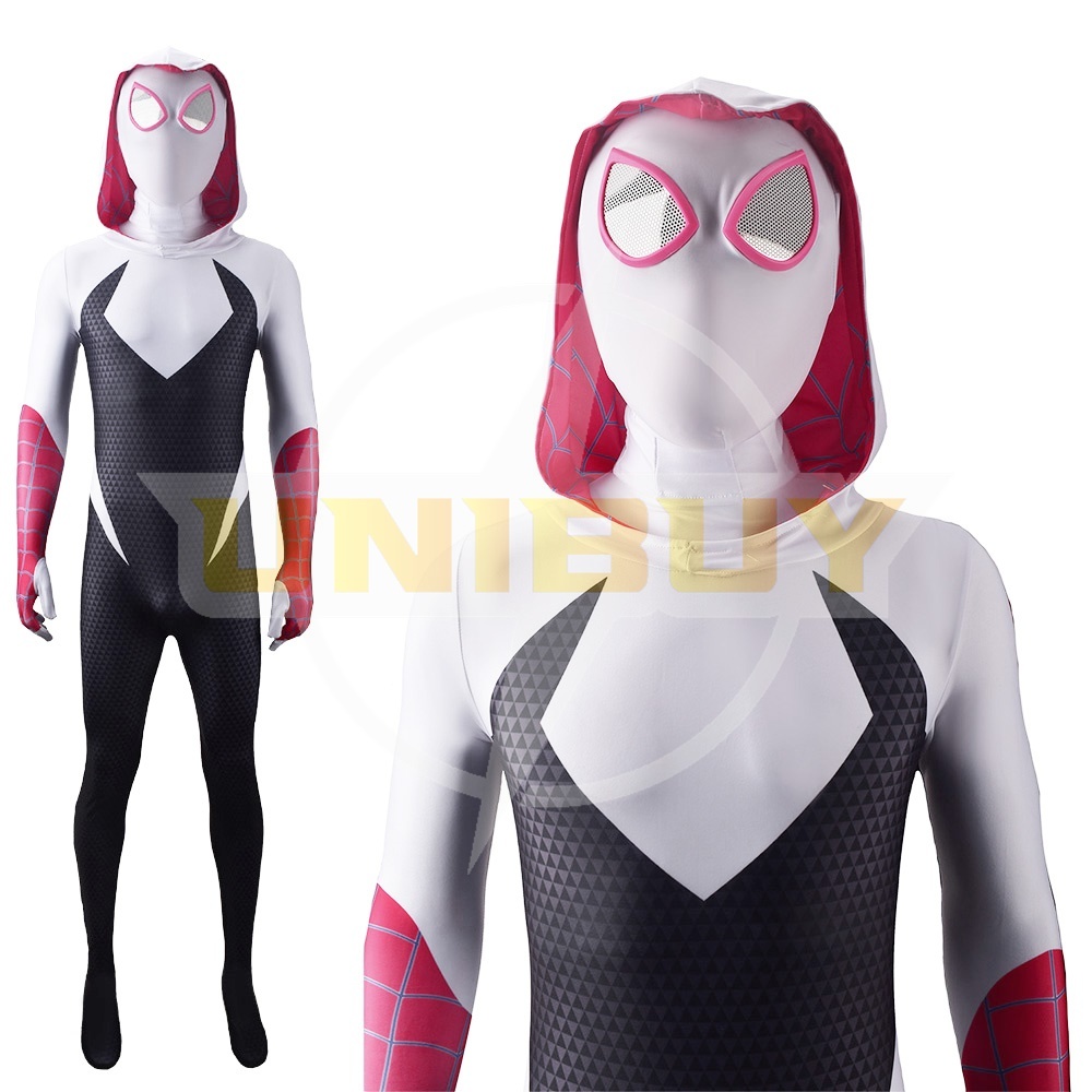 Gwen Stacy Cosplay Costume Suit Spider-Man Across the Spider-Verse Bodysuit Unibuy