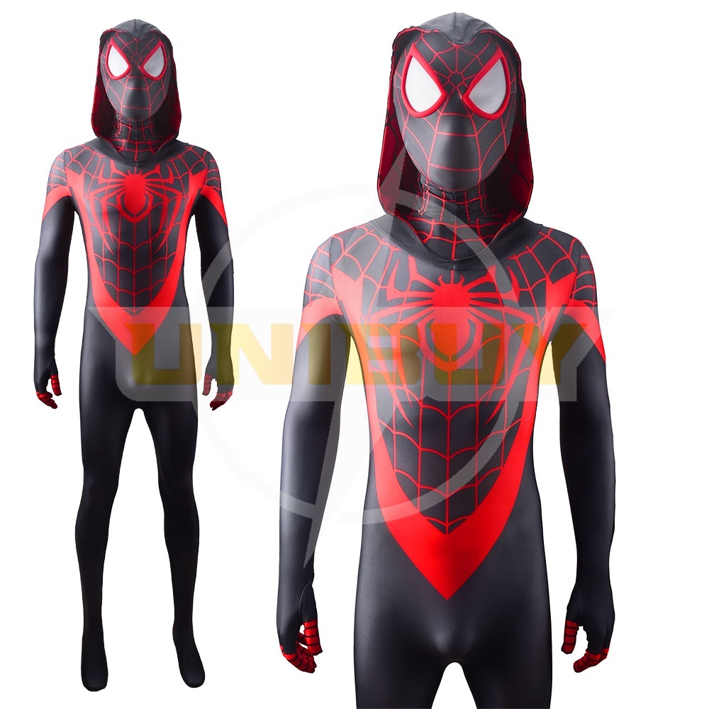 Miles Morales Female Suit  Costume Cosplay Spider-man Bodysuit For Women Kids Unibuy