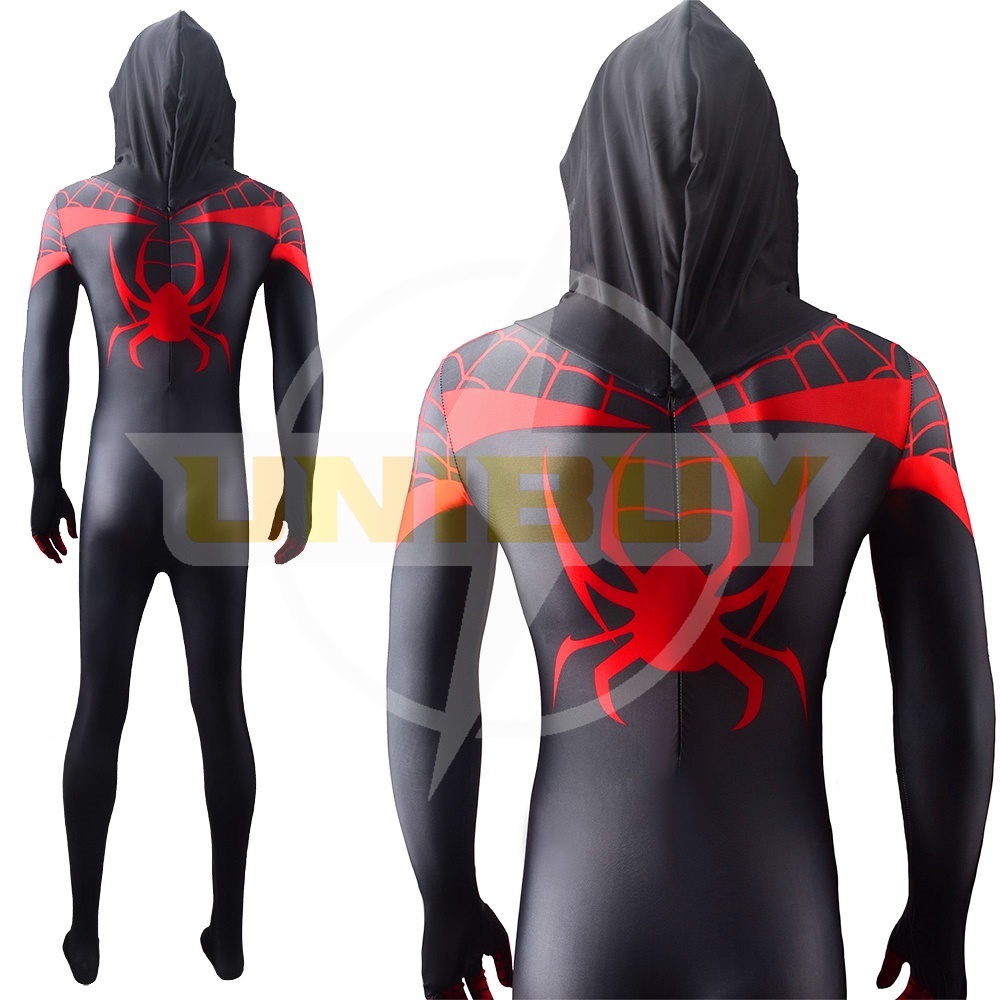 Miles Morales Female Suit  Costume Cosplay Spider-man Bodysuit For Women Kids Unibuy