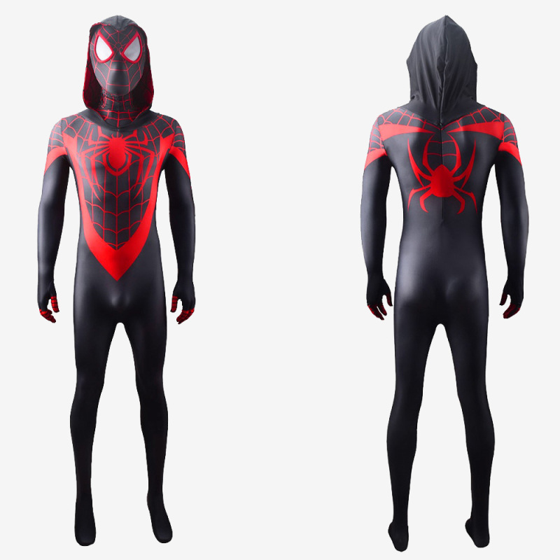 Miles Morales Female Suit  Costume Cosplay Spider-man Bodysuit For Women Kids Unibuy