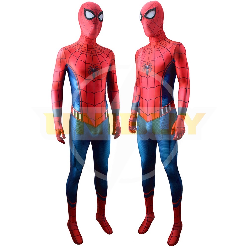 UNDEROOS Spider-Man Homecoming Cosplay Costume Suit Peter Parker Jumpsuit Unibuy