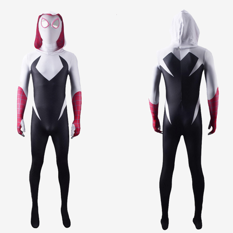 Gwen Stacy Cosplay Costume Suit Spider-Man Across the Spider-Verse Bodysuit Unibuy