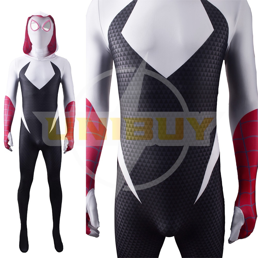 Gwen Stacy Cosplay Costume Suit Spider-Man Across the Spider-Verse Bodysuit Unibuy