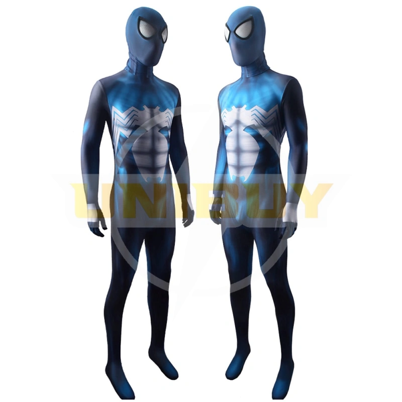 Venom Spider Man Costume Cosplay Blue Symbiote Jumpsuit Bodysuit Unibuy