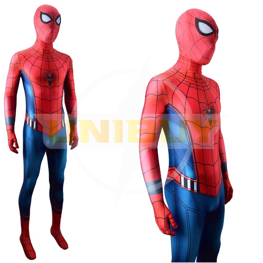 UNDEROOS Spider-Man Homecoming Cosplay Costume Suit Peter Parker Jumpsuit Unibuy