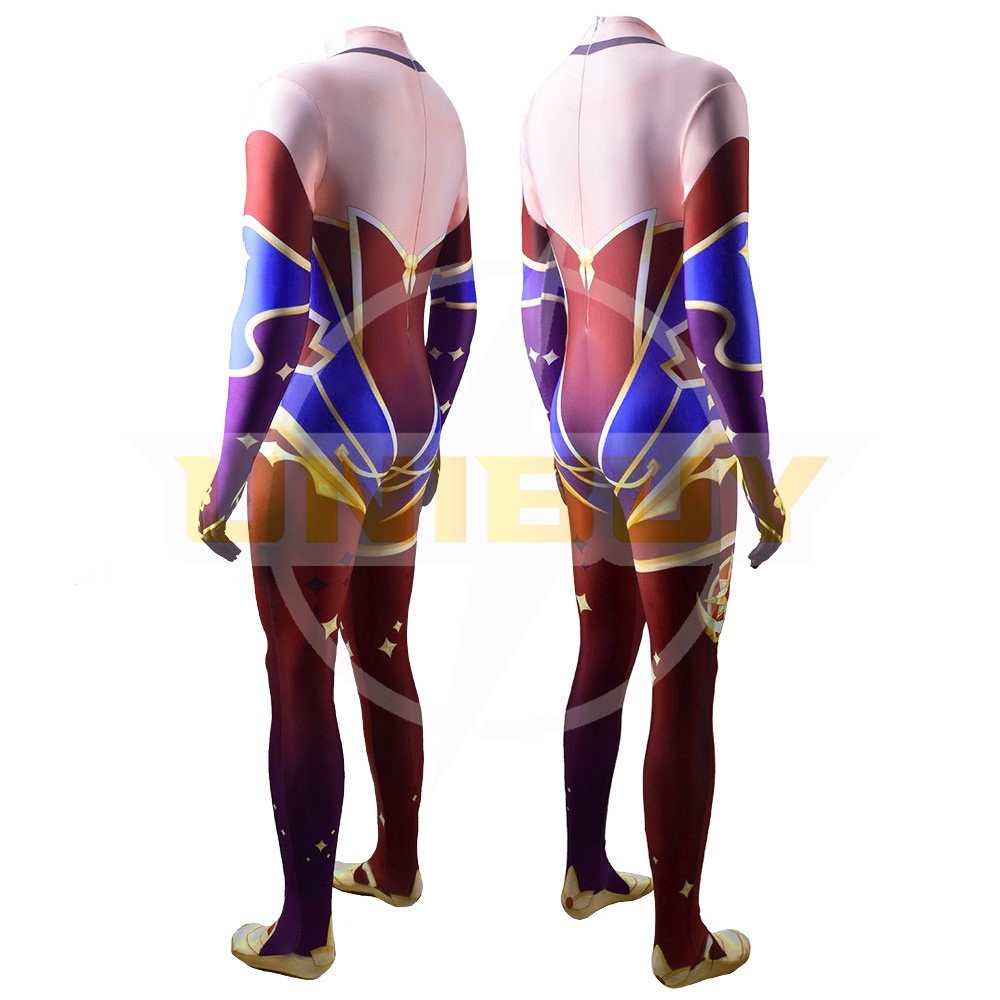 Genshin Impact Mona Cosplay Costume Jumpsuit For Kids Adult Unibuy