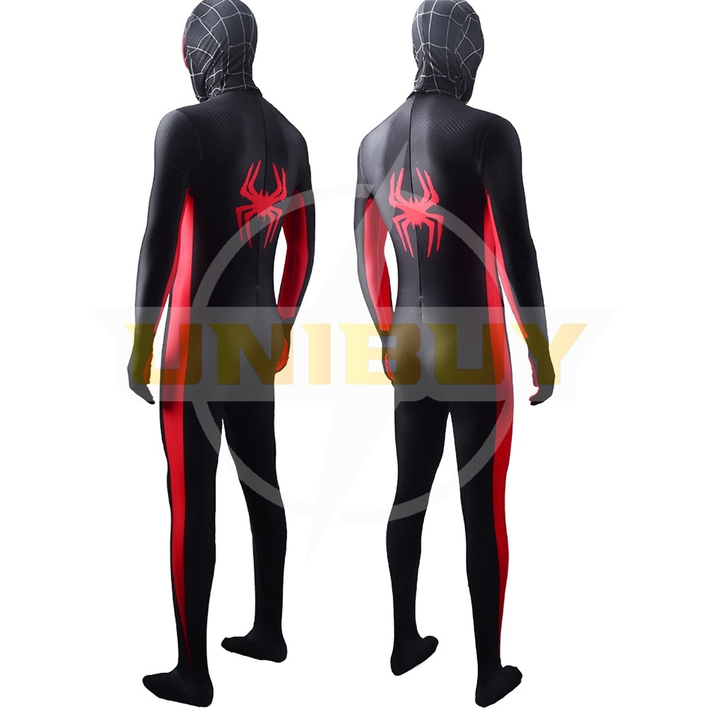 Miles Morales Suit Costume Cosplay Spider-Man Across the Spider-Verse Bodysuit For Men Kids Unibuy