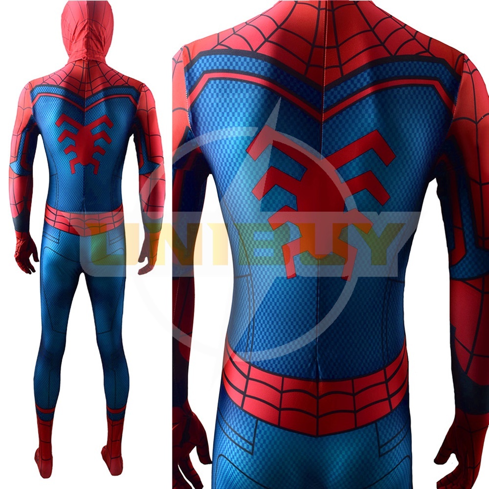 UNDEROOS Spider-Man Homecoming Cosplay Costume Suit Peter Parker Jumpsuit Unibuy