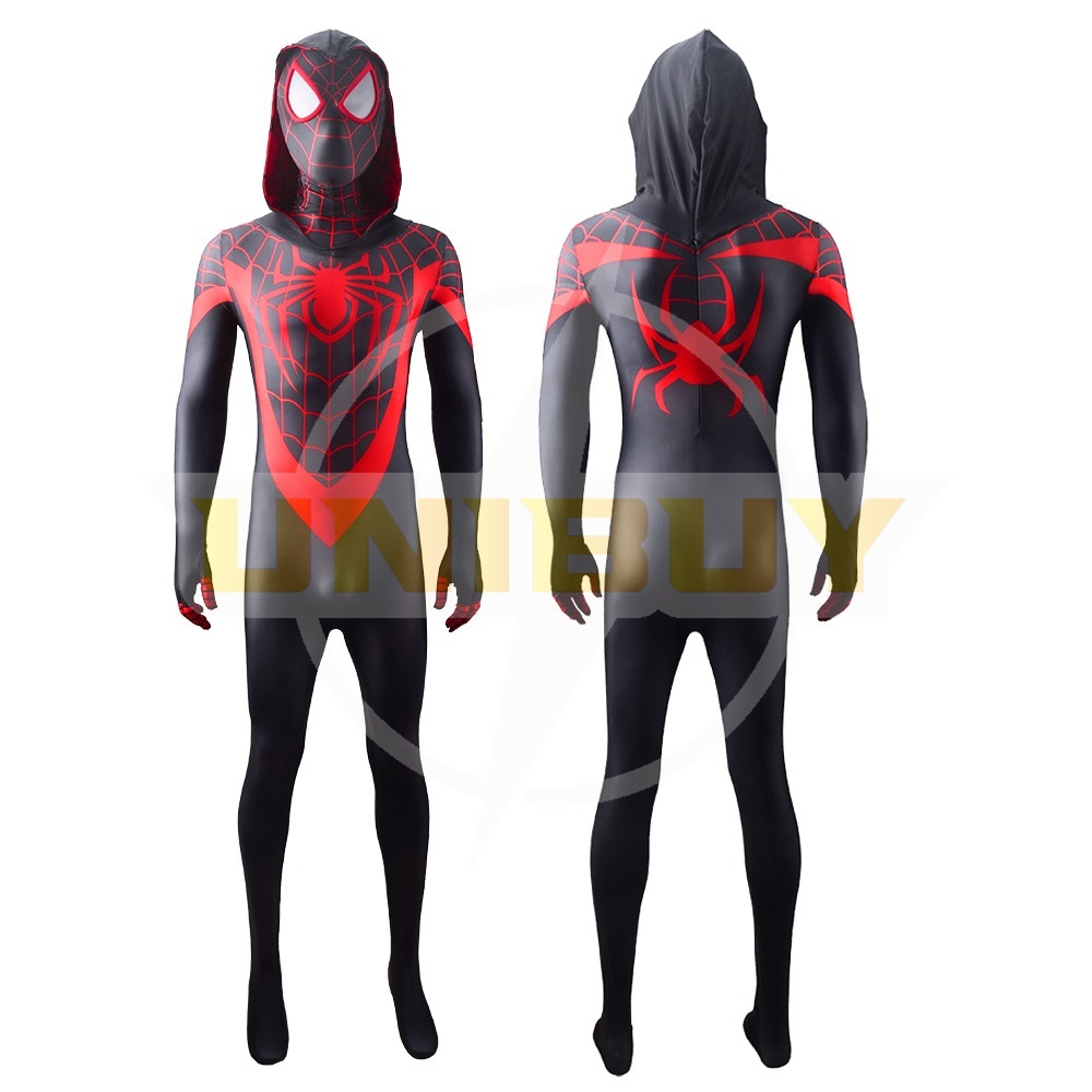 Miles Morales Female Suit  Costume Cosplay Spider-man Bodysuit For Women Kids Unibuy
