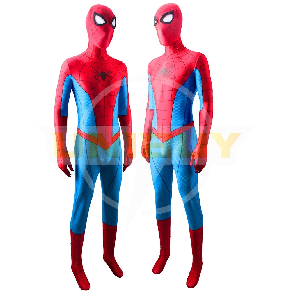 Spider-Man PS4 Classic Suit Costume Cosplay For Kids Adult Unibuy