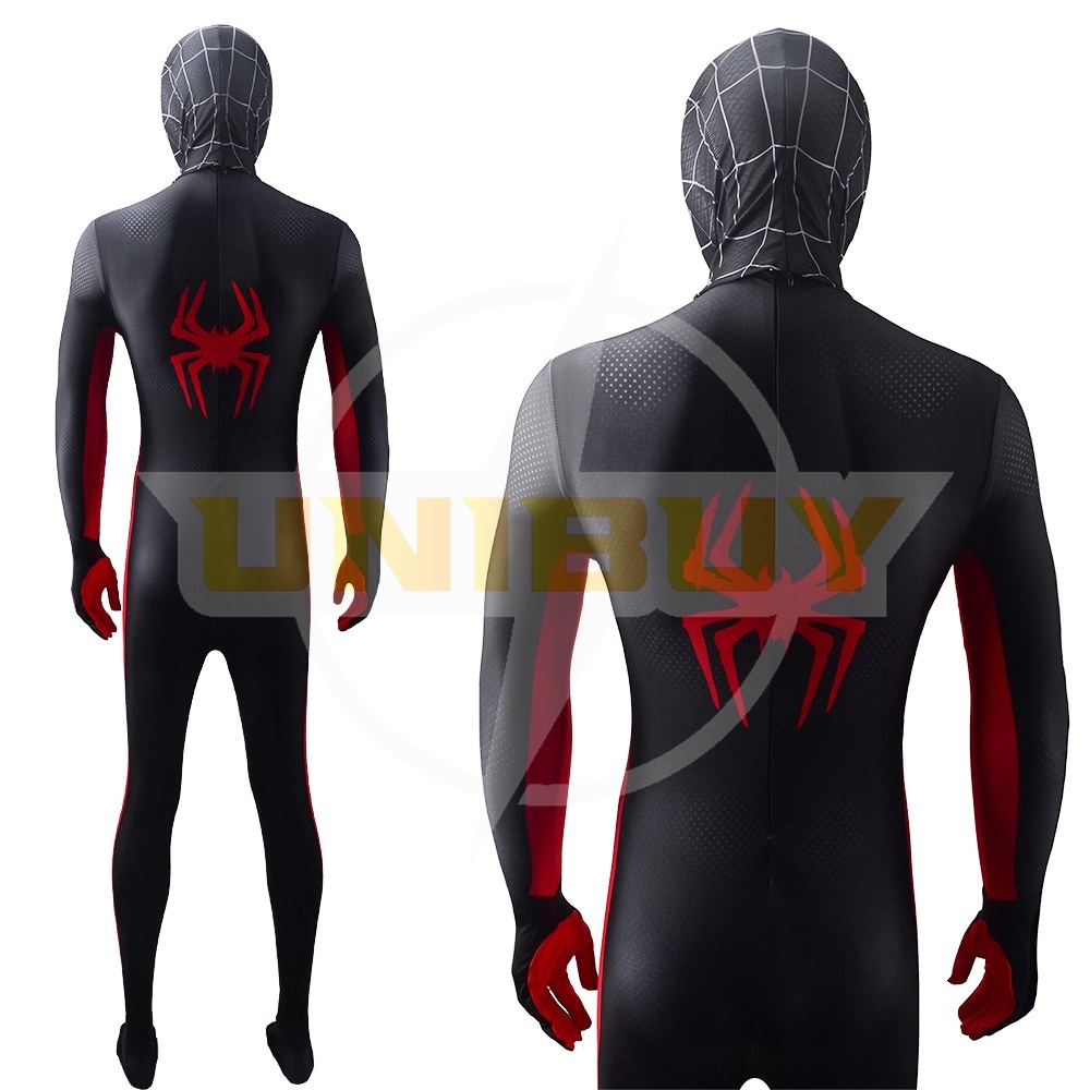 Miles Morales Suit Costume Cosplay Spider-Man Across the Spider-Verse Bodysuit For Men Kids Unibuy