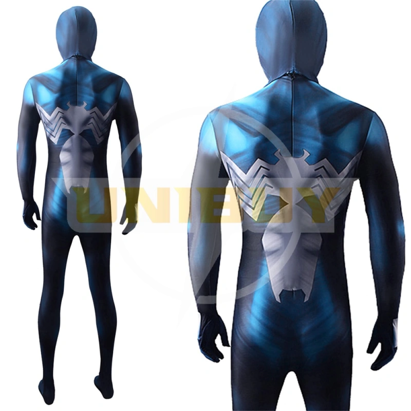 Venom Spider Man Costume Cosplay Blue Symbiote Jumpsuit Bodysuit Unibuy