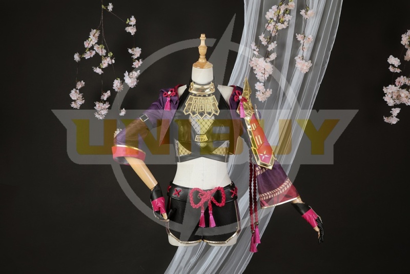 Genshin Impact Kuki Shinobu Costume Cosplay Suit Unibuy