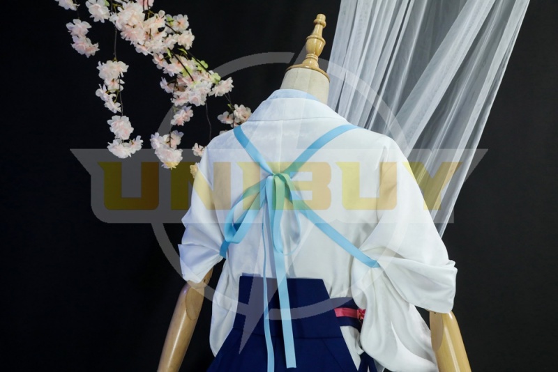 Genshin Impact Kamisato Ayaka Costume Cosplay Suit Tsubaki in Thawing Snow Trailer Unibuy