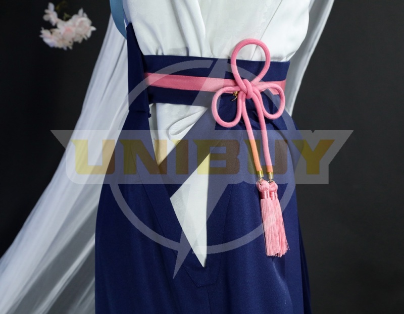 Genshin Impact Kamisato Ayaka Costume Cosplay Suit Tsubaki in Thawing Snow Trailer Unibuy