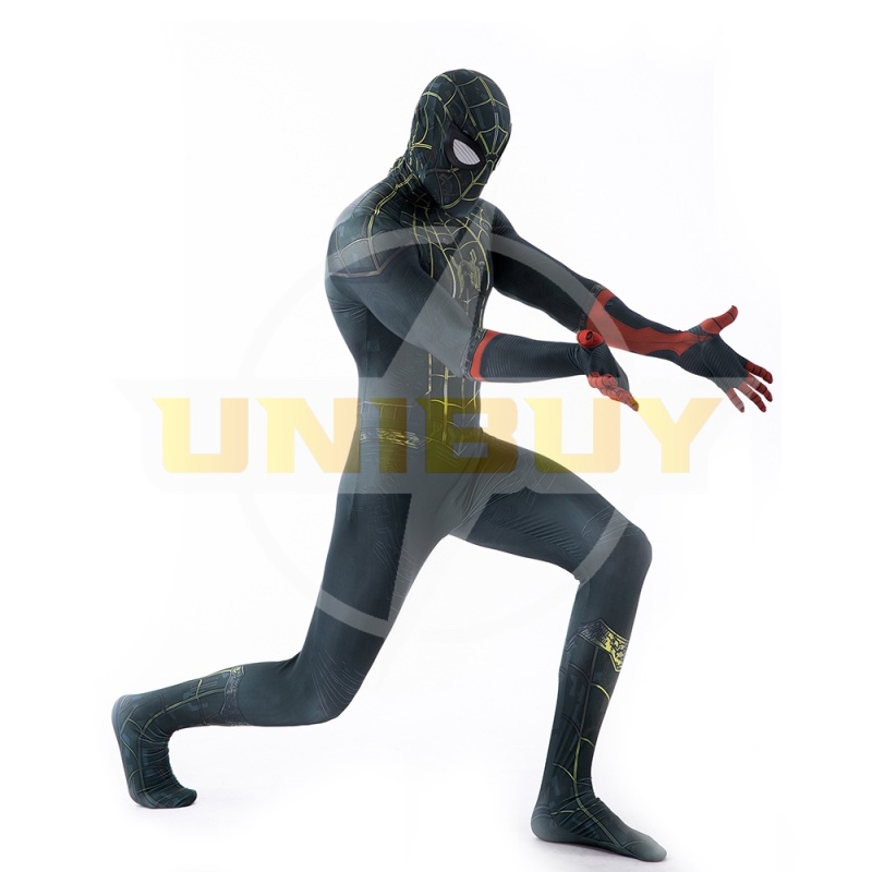 Spider-Man: No Way Home Trailer Black Suit Cosplay Costume Peter Parker Jumpsuit Kids Adult Unibuy