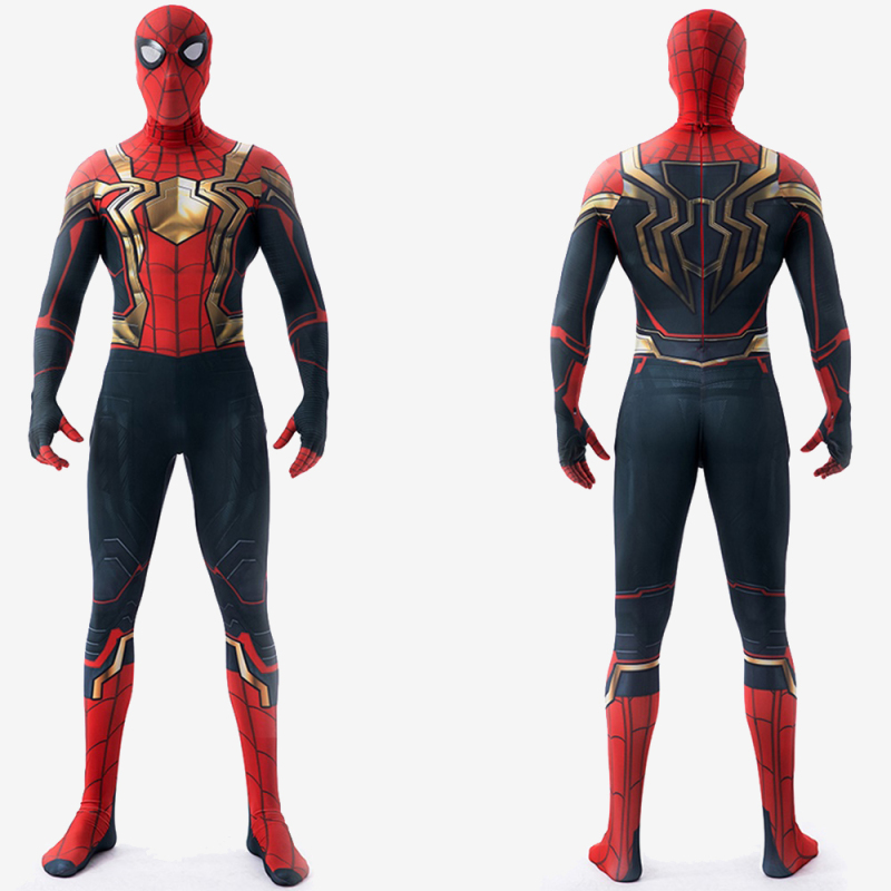 Spider-Man: No Way Home Integrated Suit Cosplay Costume Peter Parker Jumpsuit Kids Adult Unibuy