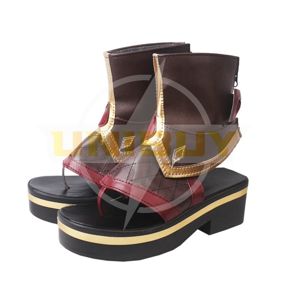 Genshin Impact Kuki Shinobu Shoes Cosplay Women Boots Unibuy