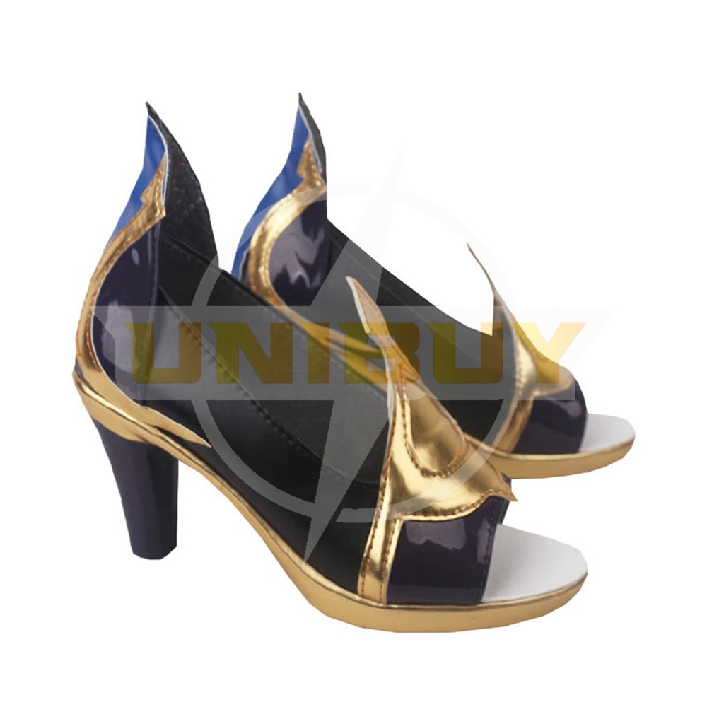 Genshin Impact Yelan Shoes Cosplay Women Boots Unibuy